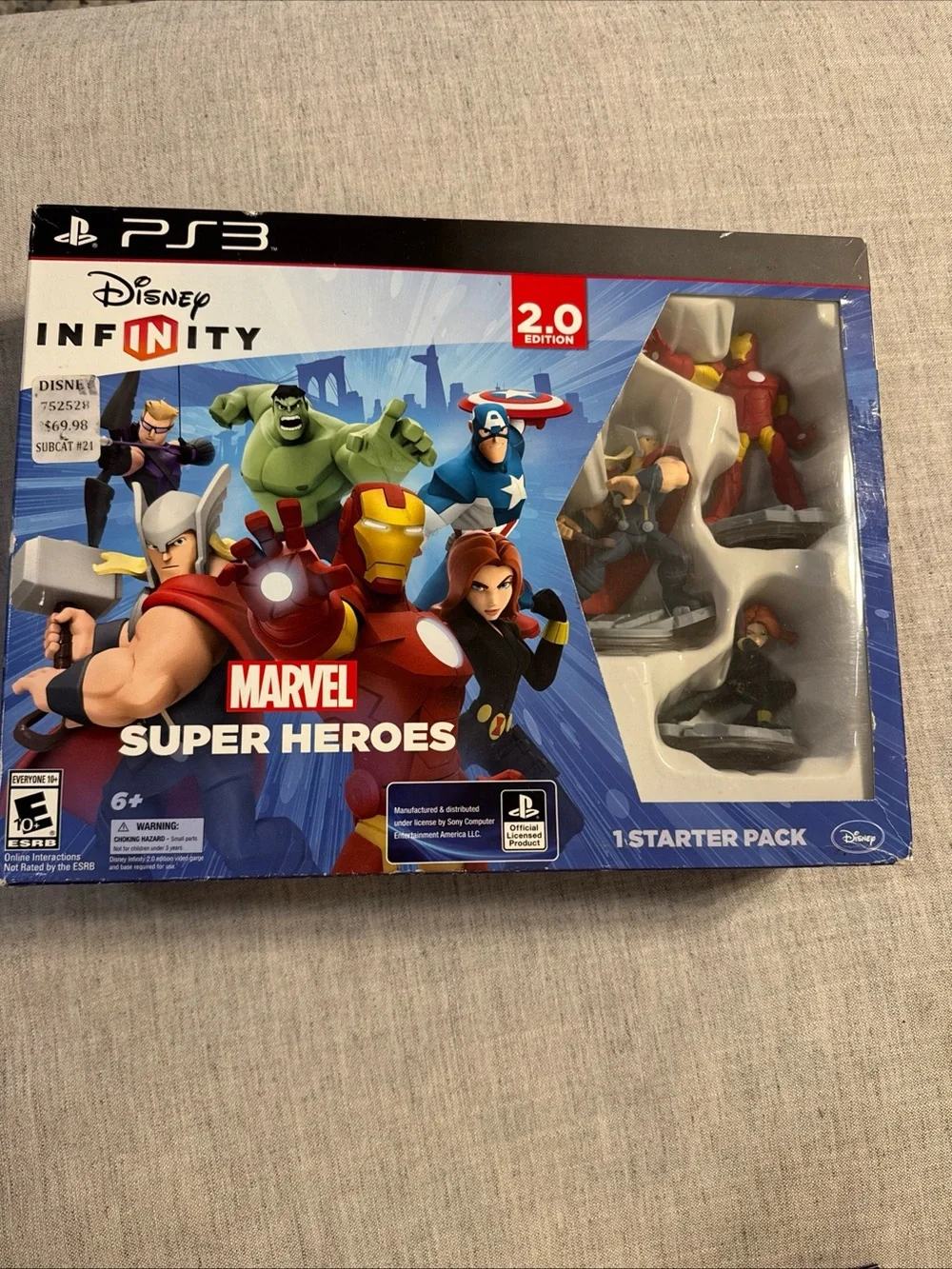 Sealed Disney Infinity PS3 Marvel Super Heroes Starter Pack 2.0 Edition New asis